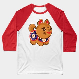 Inu Hariko Sushi Roll Baseball T-Shirt